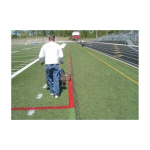 Lacrosse lines synthetic field turf line marking painting.