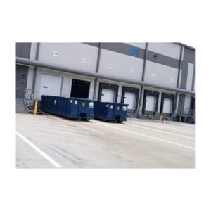 Loading Dock Area With Large Trucks