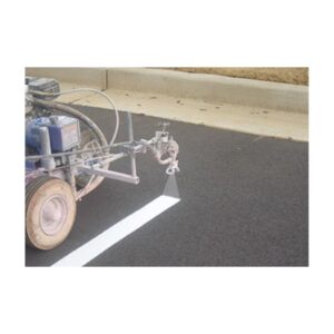 Parking Lot Striping White Paint.