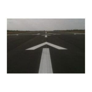 Airport Road Highway Street Runway Line Arrows Lines Sign Numbers Marking Yellow White Paint.