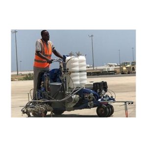 Airport Line Marking Paint Striping Ride On Machine.