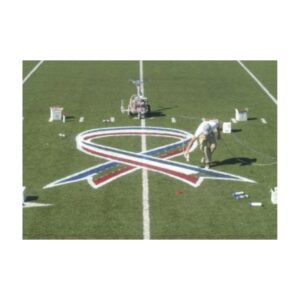 US Ribbon Patriotic Stencil.