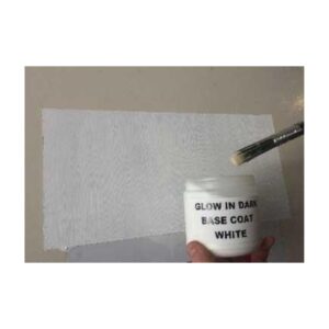 White Background Paint For The Glow In The Dark Effect At Night.